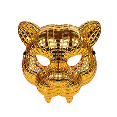 20 CM Vip Klienta Viesu Boss Maska Golden Boss Leopard Halloween Tiger Adult Party Prop Mask For Man Cosplay Shell cena un informācija | Svētku dekorācijas | 220.lv