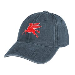 Red Pegasus nomocītā versija pa kreisi. Cowboy Hat Snap Back Cepure melna vāciņš Sieviešu Vīriešu цена и информация | Мужские шарфы, шапки, перчатки | 220.lv