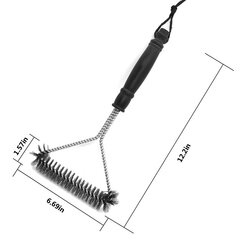 Barbekjū grila BBQ otu tīrīšanas rīks Grila piederumi Nerūsējošā tērauda sari tīrīšanas birstes Barbekjū piederumi Paklāju tīrītāji цена и информация | Пылесосы для сбора листьев, измельчители веток, очистители тротуарной плитки | 220.lv