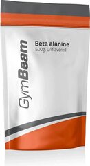 Uztura bagātinātājs Beta Alanine GymBeam, 500 g cena un informācija | Vitamīni, preparāti, uztura bagātinātāji labsajūtai | 220.lv