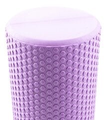 Jogas masāžas rullītis Sanro Foam roll, 30x15 cm, gaiši violets cena un informācija | Jogas preces | 220.lv