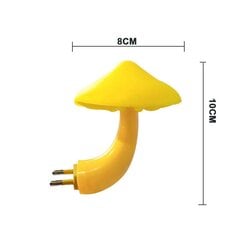 gabals Mushroom Night Light LED sensora spraudnis bērnu guļamistabas apgaismojumam, dzeltens cena un informācija | Sienas lampas | 220.lv