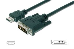 Assmann AK-330300-030-S, HDMI/DP, 3 м цена и информация | Кабели и провода | 220.lv