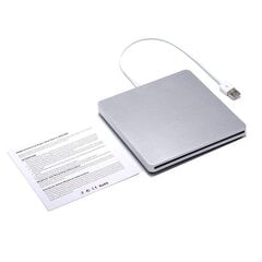 Macbook Pro Air Ноўтбук Mac Pc Інтэрфейс USB Знешні слот для аптычнага прывада CD/DVD цена и информация | Аксессуары для корпусов | 220.lv