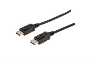 ASSMANN DisplayPort 1.2 w/interlock Connection Cable DP M (plug)/DP M (plug) 1m цена и информация | Кабели и провода | 220.lv