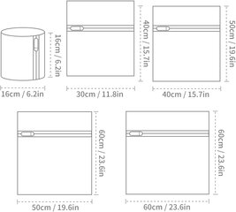 Набор из 5 мешков для стирки цена и информация | Средства для стирки | 220.lv