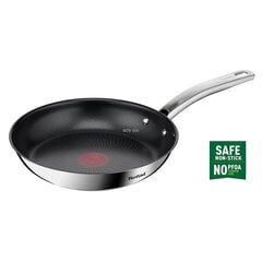 TEFAL Frying Pan B8170444 Intuition Frying Diameter 24 cm Suitable for induction hob Fixed handle Black cena un informācija | Pannas | 220.lv