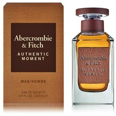 Tualetes ūdens Abercrombie & Fitch Authentic Moment Man EDT vīriešiem, 100 ml cena un informācija | Vīriešu smaržas | 220.lv