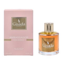 Parfimērijas ūdens Gisada Ambassador Women EDP sievietēm, 100 ml cena un informācija | Sieviešu smaržas | 220.lv