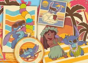 Trefl Puzzle 200 elementu Muzikālā pasaule Lilo&Stitch krāsaina puzle cena un informācija | Puzles, 3D puzles | 220.lv