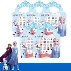 Nagu uzlīmes - Disney princeses craft grims - Frost elsa multicolor cena un informācija | Pedikīra, manikīra piederumi | 220.lv