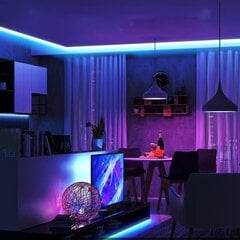 3 m LED sloksnes gaismas ar RGB, gaismas cilpu, LED sloksni ar USB barošanu, daudzkrāsu cena un informācija | Svētku dekorācijas | 220.lv