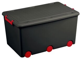 Mantu kaste GRAPHITE/RED Tega Baby PW-001-163 cena un informācija | Veļas grozi un mantu uzglabāšanas kastes | 220.lv