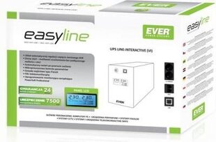 Ever Easyline 650 цена и информация | Источники бесперебойного питания (UPS) | 220.lv