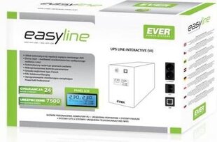 Ever Easyline 850 UPS cena un informācija | UPS- Nepārtrauktās barošanas bloki | 220.lv