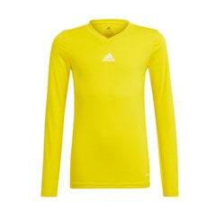 Футболка для детей Adidas Team Base Tee Jr GN7514, желтая цена и информация | Рубашки для мальчиков | 220.lv