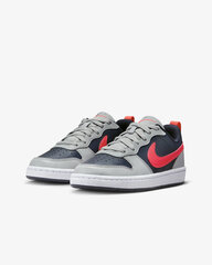 Bērnu sporta apavi Nike Court Borough Low Grey Melns Sarkans DV5456 003, pelēks cena un informācija | Sporta apavi bērniem | 220.lv