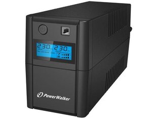 PowerWalker VI 850 SE LCD цена и информация | Источники бесперебойного питания (UPS) | 220.lv