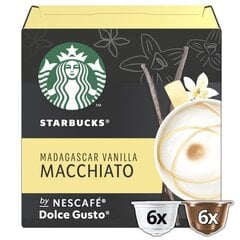 Starbucks kafijas kapsulas Dolce Gusto Madagascar Vanilla Macchiato, 12 gab. cena un informācija | Kafija, kakao | 220.lv