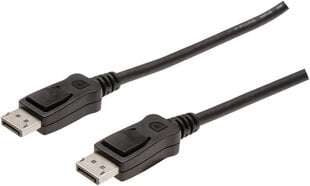 Кабель DisplayPort 1.2a, DP - DP, М/М 3,0м цена и информация | Кабели и провода | 220.lv
