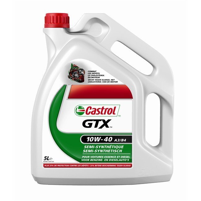 Castrol GTX 10W40 A3/B4, 5L cena un informācija | Motoreļļas | 220.lv