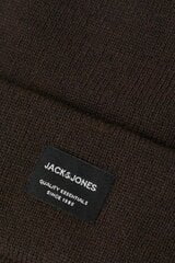 Ziemas cepure Jack &amp; Jones 12092815CHOCOLATE-OS cena un informācija | Vīriešu cepures, šalles, cimdi | 220.lv