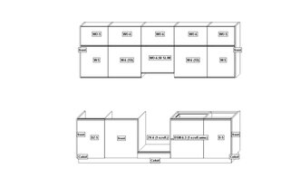 Virtuves iekārta Lamja 280 m kašmira cena un informācija | Virtuves komplekti | 220.lv