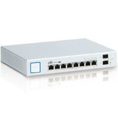 Ubiquiti slēdzis Unifi US-8-150W PoE 802.3 af un PoE+ 802.3 at цена и информация | Маршрутизаторы (роутеры) | 220.lv