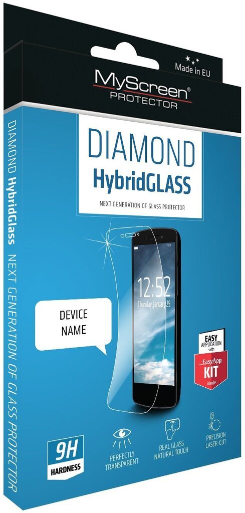 Ekrāna aizsargplēve-stikls MyScreen hybrid glass for IPhone 5/5S/5C/SE cena un informācija | Ekrāna aizsargstikli | 220.lv