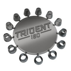 Защита крыльев Winmau Trident 180, серого цвета, 12 шт. цена и информация | Дартс | 220.lv