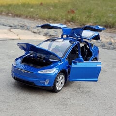 Halolo New1:32 MODEL X MODEL3 Sakausējuma automašīnu modelis Sliedes un rotaļlietu transportlīdzekļi Rotaļu automašīnas Bērnu rotaļlietas bērniem Dāvanas zēnu rotaļlieta цена и информация | Коллекционные модели автомобилей | 220.lv