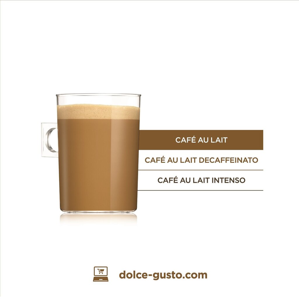 Kafijas kapsulas Nescafe Dolce Gusto Cafe Au Lait, 16 gab. cena un informācija | Kafija, kakao | 220.lv