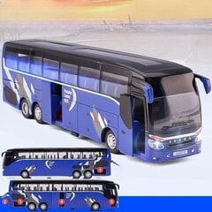 1/50 SETRA Luksusa autobusu autobusu rotaļlietu automašīna, kas izgatavota no miniatūra modeļa, atvelkam skaņas un gaismas izglītojošas kolekcijas dāvana zēniem bērniem цена и информация | Коллекционные модели автомобилей | 220.lv