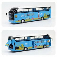 1/50 SETRA Luksusa autobusu autobusu rotaļlietu automašīna, kas izgatavota no miniatūra modeļa, atvelkam skaņas un gaismas izglītojošas kolekcijas dāvana zēniem bērniem цена и информация | Коллекционные модели автомобилей | 220.lv