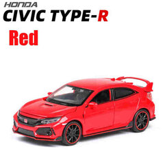 1:32 Honda CIVIC TYPE-R sakausējuma diecast rotaļlietu automobiļu modelis, kas simulēts ar skaņu Light transportlīdzekļi Kolekcija Rotaļlietas Bērniem dzimšanas dienas dāvanas цена и информация | Коллекционные модели автомобилей | 220.lv