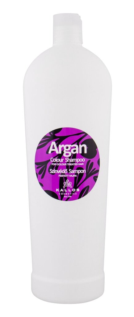 Šampūns Kallos Cosmetics Argan, 1000 ml cena un informācija | Šampūni | 220.lv