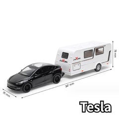 1/32 Piekabe RV kravas automašīnas rotaļlietas modelis Auto sakausējums Diecast apvidus transportlīdzekļa kemperis ar skaņas gaismas rotaļlietu automašīnas modeli Bērnu rotaļlietu kolekcijas dāvana цена и информация | Коллекционные модели автомобилей | 220.lv