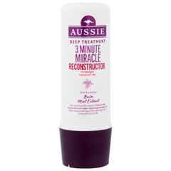 Mitrinoša matu maska ​​Aussie 3 Minute Miracle Repair 250 ml цена и информация | Распылите крем-спрей на волосы на расстоянии 20-25 см, расчешите их расческой. | 220.lv