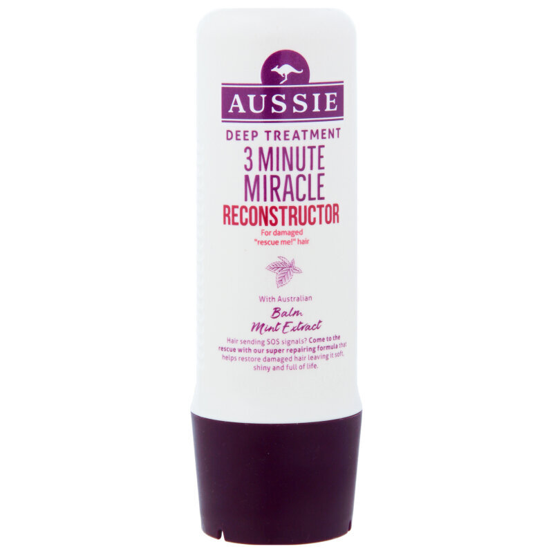 Mitrinoša matu maska ​​Aussie 3 Minute Miracle Repair 250 ml цена и информация | Matu uzlabošanai | 220.lv