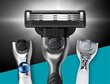 Skuvekļu galviņas Gillette Mach3 Charcoal 5 gab. + kātiņš цена и информация | Skūšanās piederumi, kosmētika | 220.lv