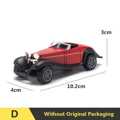 1:43 Leoy Vintage Diecast Car Model Classic Velkam Auto Model Miniatūra Transportlīdzekļa kopija kolekcijai Dāvana bērniem Pieaugušajiem цена и информация | Коллекционные модели автомобилей | 220.lv