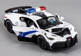 1/32 Policijas automašīnu sakausējuma automašīnu rotaļlieta, metāla spiede, modelis Supercar transportlīdzeklis ar gaismu un skaņu Super sporta automašīna dāvanai bērniem цена и информация | Коллекционные модели автомобилей | 220.lv