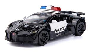 1/32 Policijas automašīnu sakausējuma automašīnu rotaļlieta, metāla spiede, modelis Supercar transportlīdzeklis ar gaismu un skaņu Super sporta automašīna dāvanai bērniem цена и информация | Коллекционные модели автомобилей | 220.lv