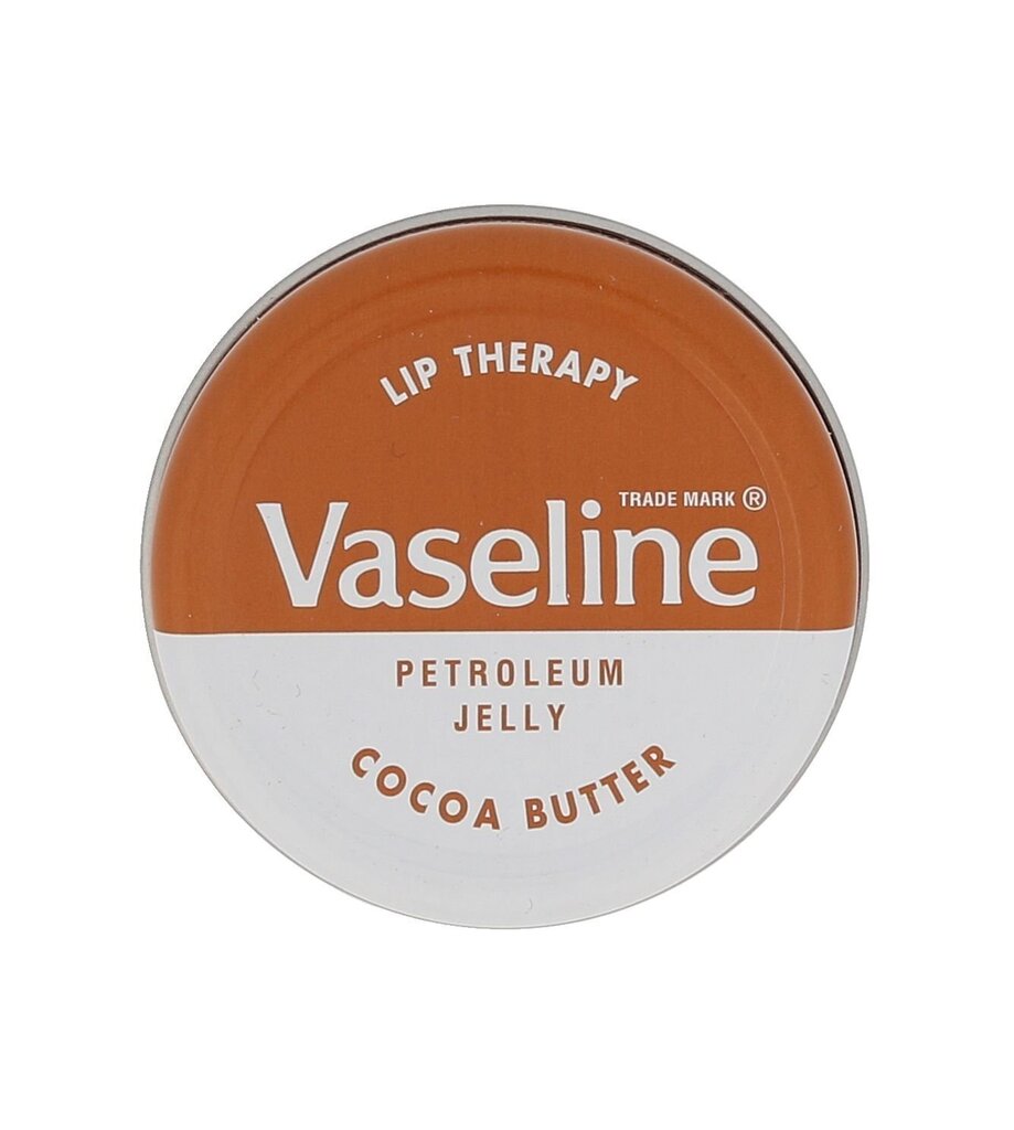 Lūpu balzams Vaseline Cocoa Butter, 20 g cena un informācija | Lūpu krāsas, balzāmi, spīdumi, vazelīns | 220.lv
