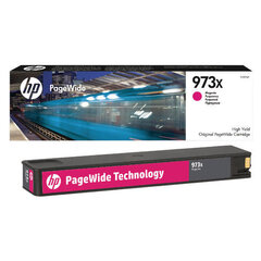 HP 973X high yield magenta original PageWide cartridge cena un informācija | Tintes kārtridži | 220.lv