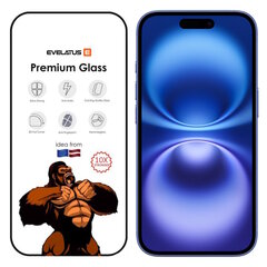 Evelatus Corning Gorilla Ultra 10X Super Izturīgs 3D aizsargstils priekš Apple iPhone 16 cena un informācija | Ekrāna aizsargstikli | 220.lv