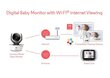 Bezvadu video aukle Motorola MBP 854 CONNECT Wi-Fi cena un informācija | Radio un video aukles | 220.lv