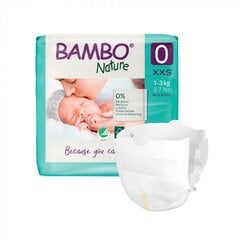 Экологические подгузники Bambo Premature, 0, 1-3 кг 24 шт. цена и информация | Bambo Товары для детей и младенцев | 220.lv