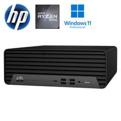 HP 805 G6 SFF Ryzen 5 PRO 4650G 16GB 512SSD M.2 NVME DVD WIN11Pro cena un informācija | Stacionārie datori | 220.lv