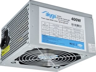 Akyga 400W (AK-B1-400) цена и информация | Блоки питания (PSU) | 220.lv